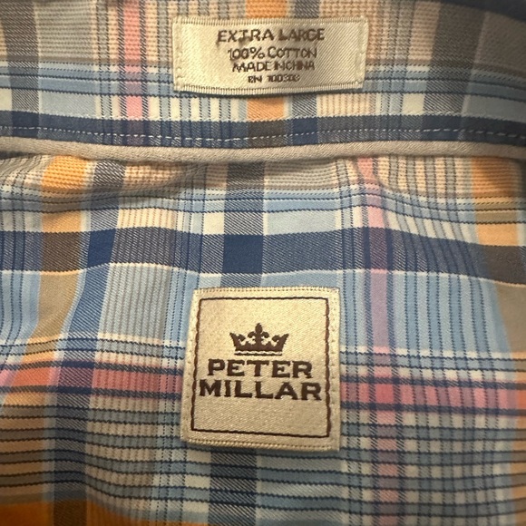 Peter Millar Button Down Dress Shirt size XL - Picture 3 of 5